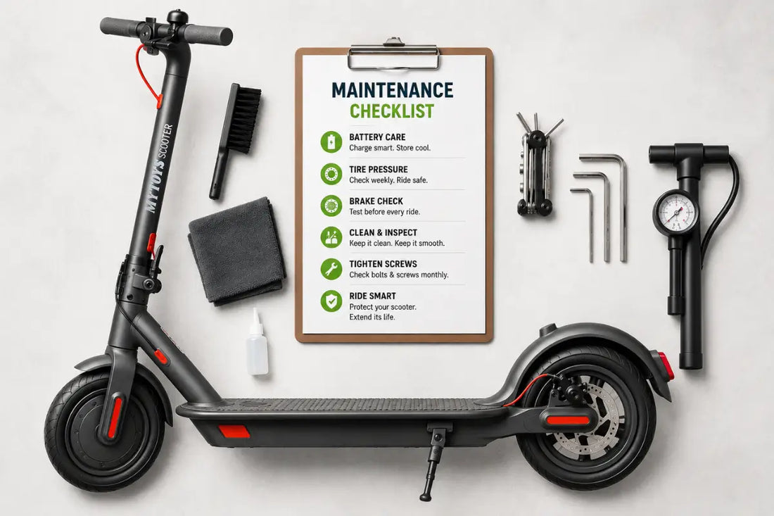 Electric Scooter Maintenance Guide UAE: Keep Your Scooter Running Like New