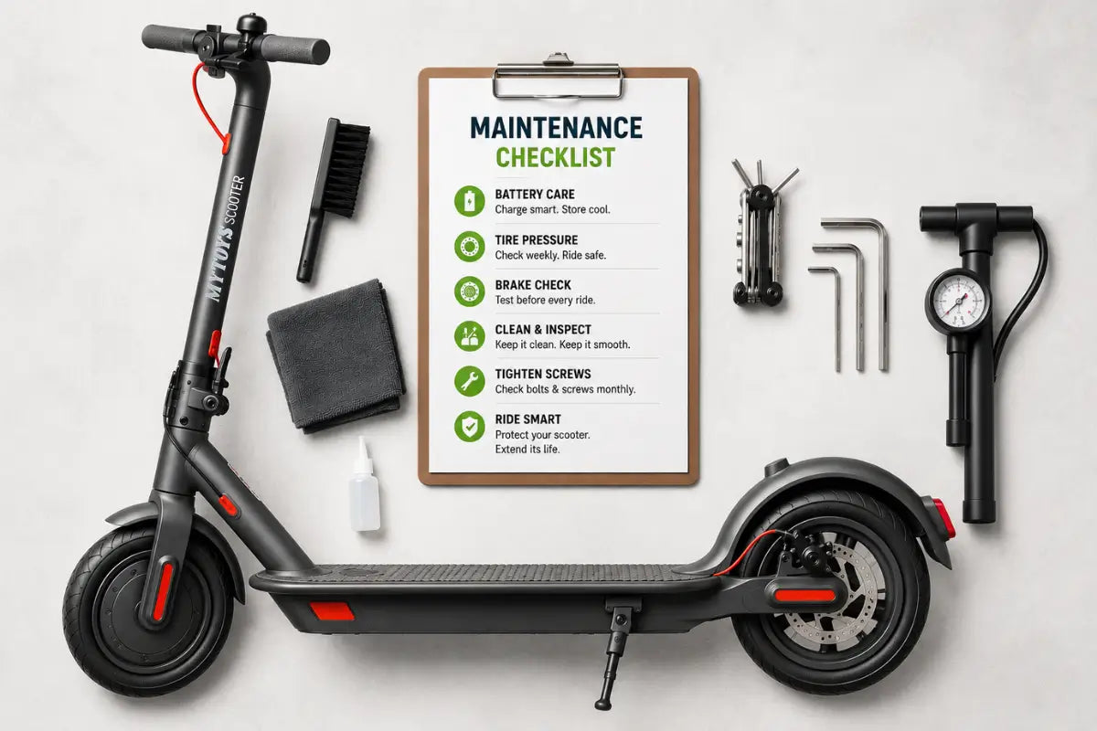 Electric Scooter Maintenance Guide UAE: Keep Your Scooter Running Like New