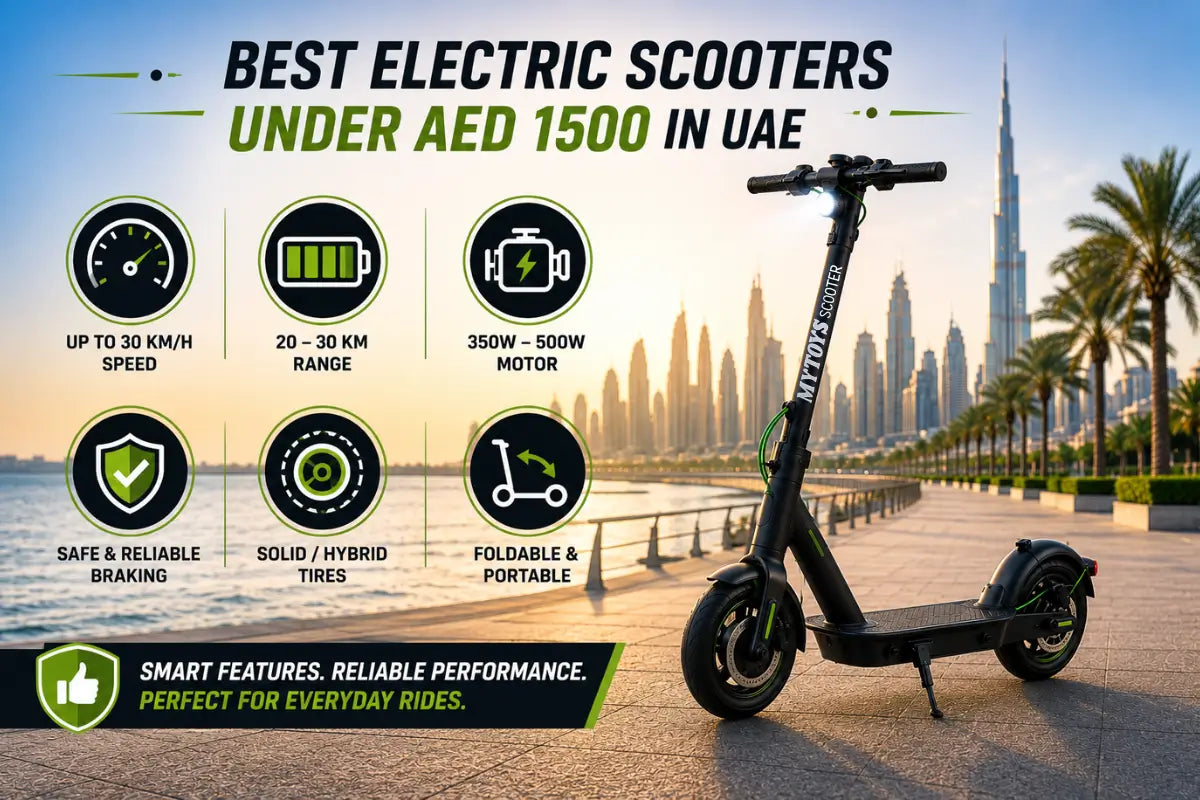 Best Electric Scooters Under AED 1500 in UAE (2026 Buyer Guide)
