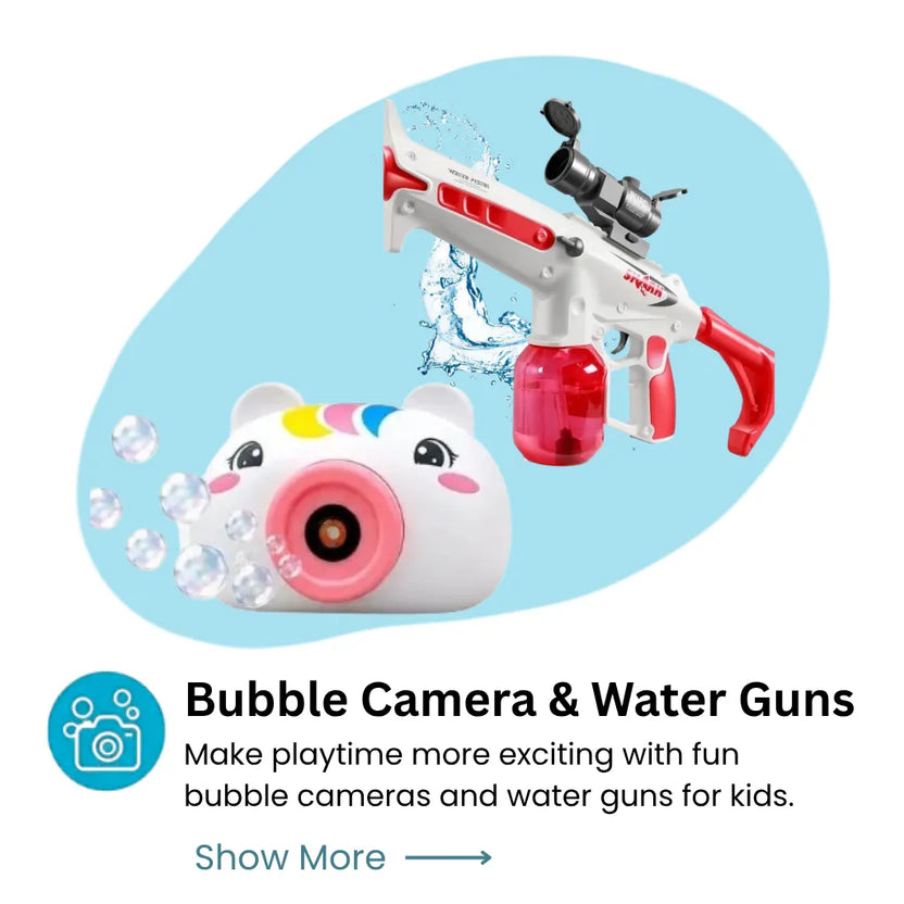 Bubble Cameras and Water Guns