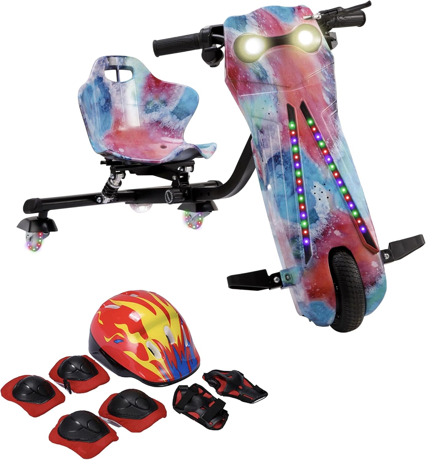 Mytoys 3-Wheel Electric Drifting Scooter Multi Colors