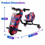 MT706 Drift Scooter – 3-Wheel, 20 km/h, 36V, Bluetooth Speaker, LED Lights & Safety Gear