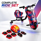 MT706 Drift Scooter – 3-Wheel, 20 km/h, 36V, Bluetooth Speaker, LED Lights & Safety Gear