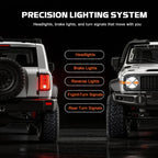 MYTOYS MN300 1/12 Scale 4x4 RC Crawler – Hobby Grade Wrangler-Style Off Road Remote Control Truck (2-Speed, LED Lights)