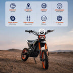 MT840 Electric Dirt Bike Scooter - 55km/h, 2500W, 48V Battery, 50–60km - Hydraulic Brakes, Off‑Road Design