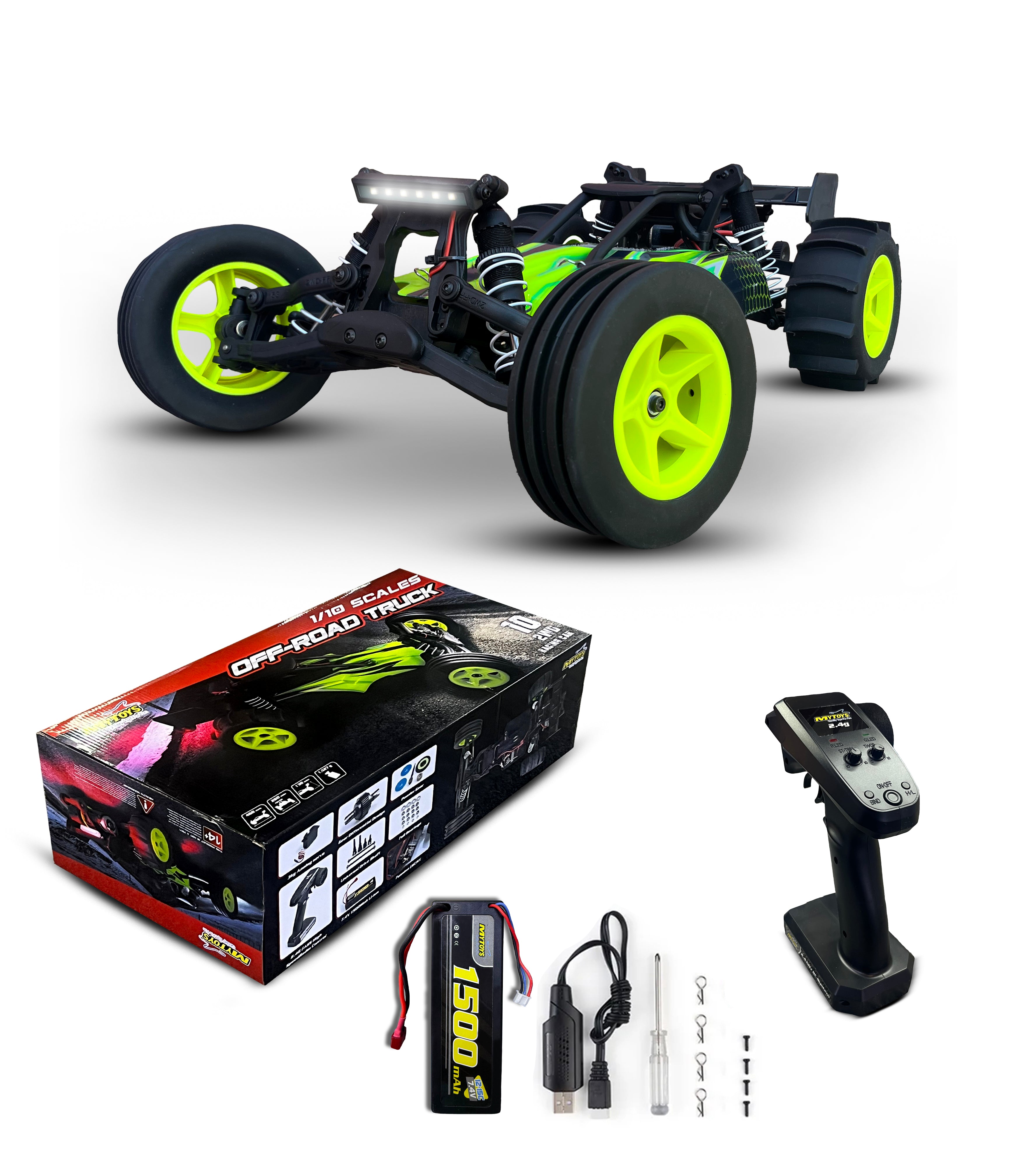 MYTOYS MT970 1/10 Scale High-Speed RC Off-Road Truck | 60KM/H