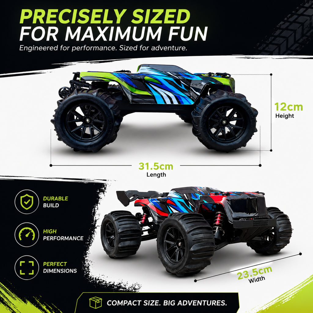 MYTOYS 1:16 Brushless High-Speed RC Monster Truck – 60 KM/H 4WD All-Terrain Racing Car