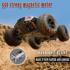 MYTOYS Hobbiway Typhoon MT660 1/10 4WD RTR High Speed RC Monster Truck - Off-Road & Sand Tyre Editions