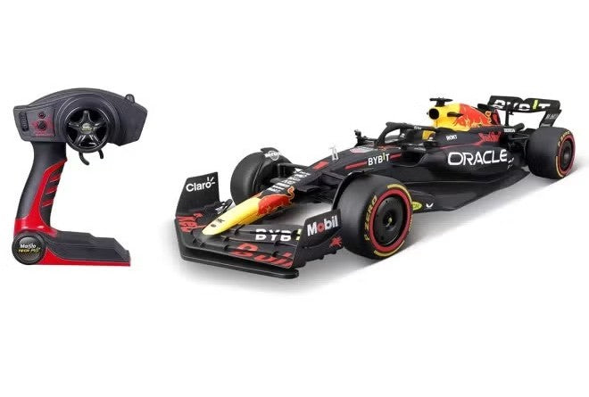 Maisto Tech 1:10 Scale Red Bull Racing RB19 Remote Control Formula 1 Car | Official F1 Licensed Large High Speed RC Race Car with 2-Speed Motor, Digital Proportional Control, Authentic Engine Sounds & USB Rechargeable Li-Ion Battery | Premium Toy Gift
