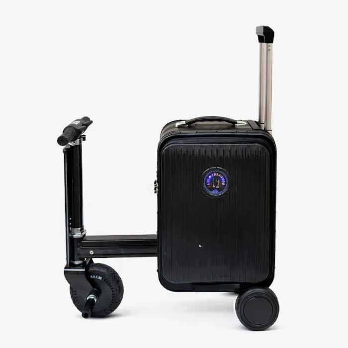 Smart Ride‑On Electric Scooter Luggage with Removable Battery-Black