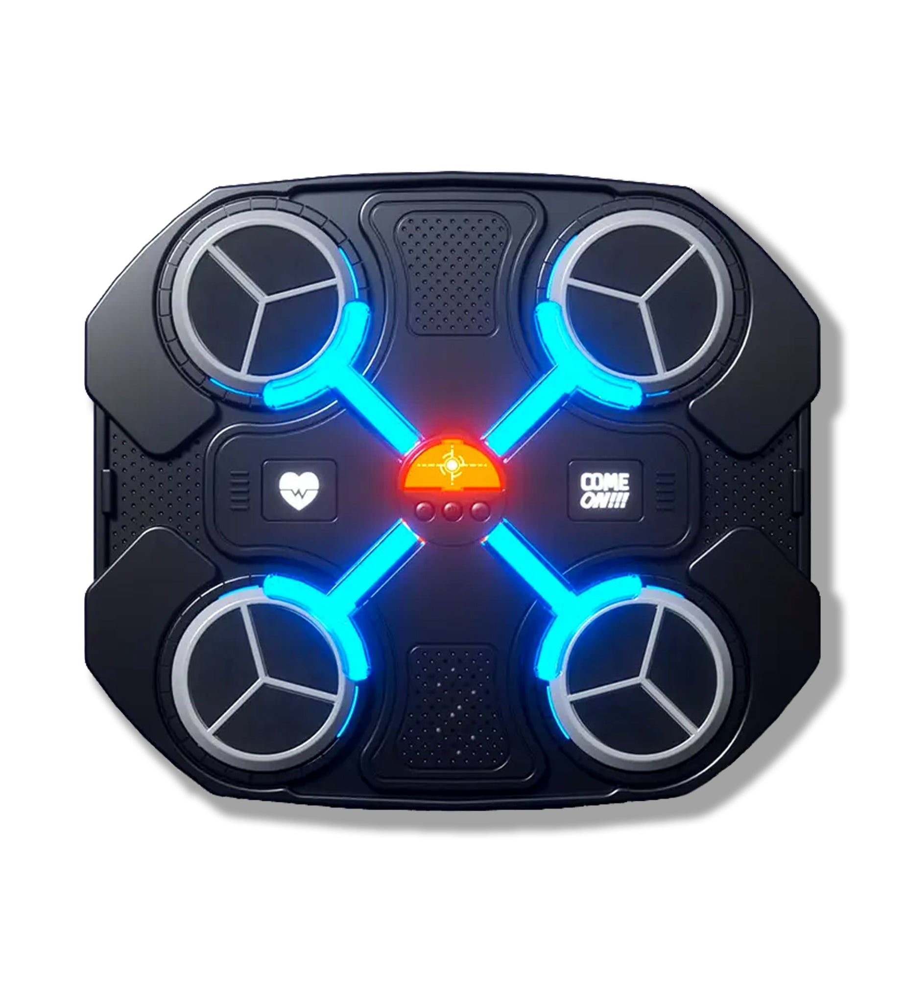 MyToys Electronic Music Boxing Trainer: Smart Wall Target with Bluetooth & Suction Cup Mount - Adjustable Reactive Punching Machine for Home Gym, Taekwondo & Sanda - No-Drill Installation