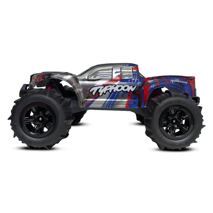 MYTOYS Hobbiway Typhoon MT660 1/10 4WD RTR High Speed RC Monster Truck - Off-Road & Sand Tyre Editions