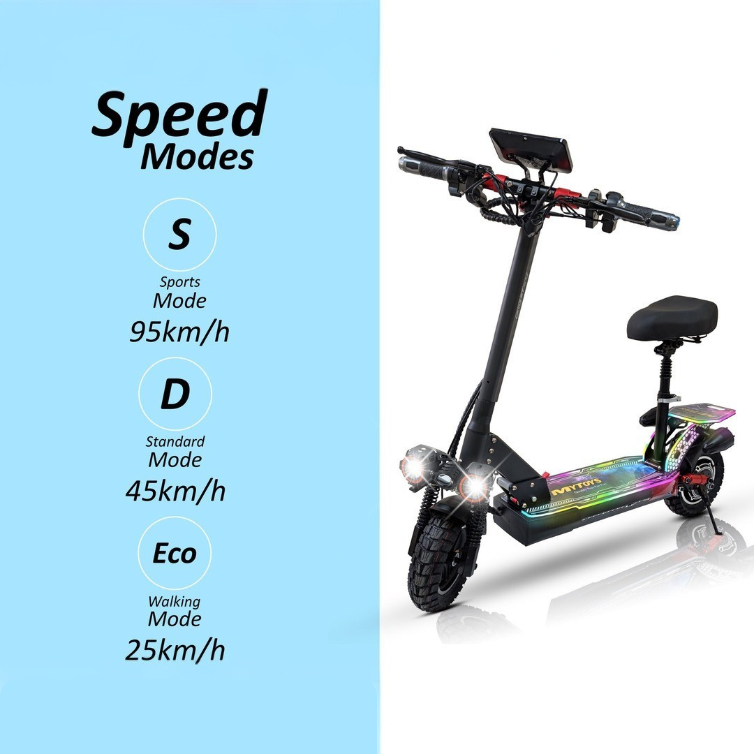 Mytoys MT850 High‑Speed Electric Scooter – 1200W Power, 65 km/h Performance