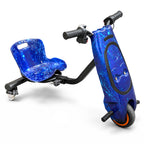 36V Electric Drift Scooter for Kids (Ages 4+) - 3-Speed Modes, 360° Rotating Tricycle, Bluetooth Music, Multicolor LED Lights, 250W Brushless Motor, Max Speed 15km/h, Includes Helmet & Safety Gears