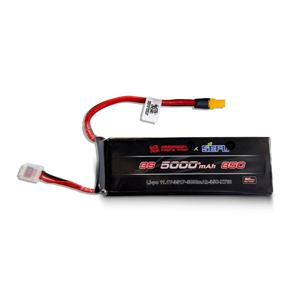 Rechargeable 5000mAh 11.1V 3S 35C LiPo Battery Pack (Hardcase) with Deans & XT60 Plugs –  LiPo Battery for RC Cars & Vehicles