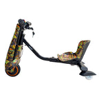 36V Electric Drift Scooter for Kids (Ages 4+) - 3-Speed Modes, 360° Rotating Tricycle, Bluetooth Music, Multicolor LED Lights, 250W Brushless Motor, Max Speed 15km/h, Includes Helmet & Safety Gears