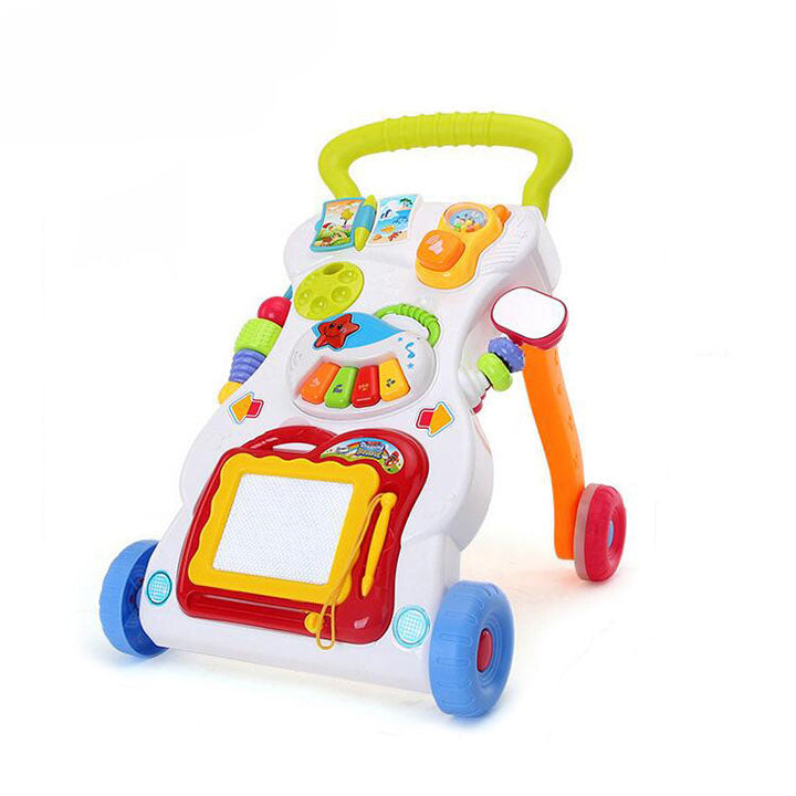 MYTOYS Baby Walker with Music & Drawing Board – Educational Activity Centre for Toddlers 18-24 Months