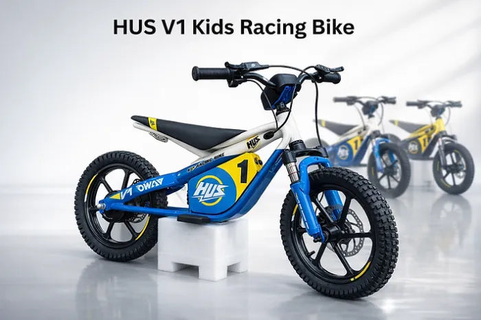 HUS V1 Kids Dirt E-Bike | 653W Brushless Motor, 36V 5.0Ah Battery, Up to 33 km/h
