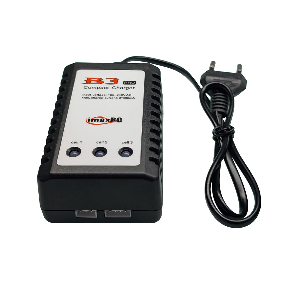 B3 Pro Compact LiPo Battery Balance Charger (2S & 3S) | 7.4V - 11.1V RC Battery Charger