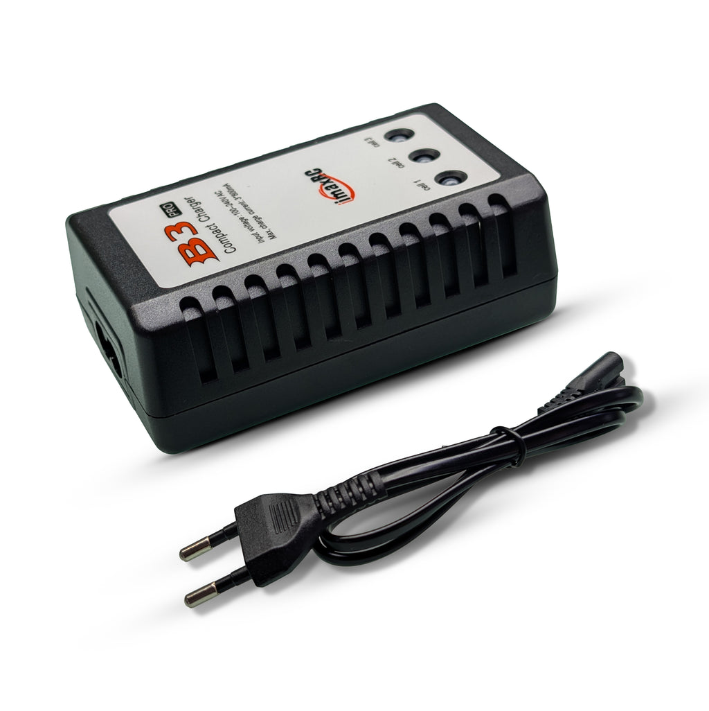 B3 Pro Compact LiPo Battery Balance Charger (2S & 3S) | 7.4V - 11.1V RC Battery Charger