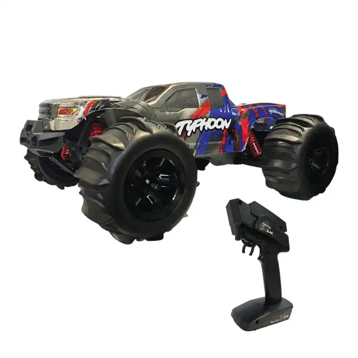 MYTOYS Hobbiway Typhoon MT660 1/10 4WD RTR High Speed RC Monster Truck - Off-Road & Sand Tyre Editions