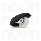 White Drifting Scooter Wheels – High-Speed, Smooth Rolling PU Replacement Wheels with Bearings for Kick Scooters
