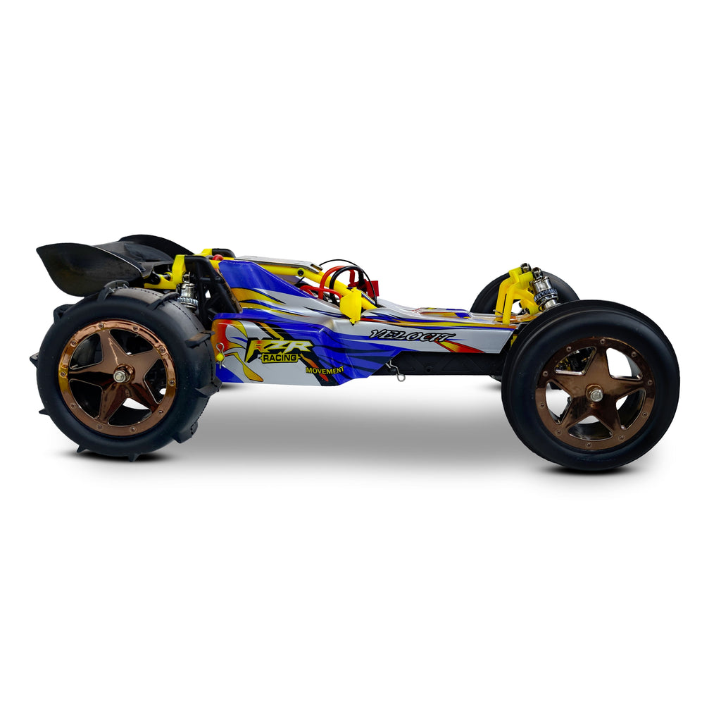 Baja 5SS MT828 Remote Control Racing Car with Sand Tires, 4WD Suspension & All‑Terrain Performance – Multicolour