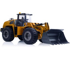 HUINA 1583 1/14 Scale RC Wheel Loader – 10-Channel Hobby-Grade Remote Control Construction Truck with Alloy Metal Cab & Bucket