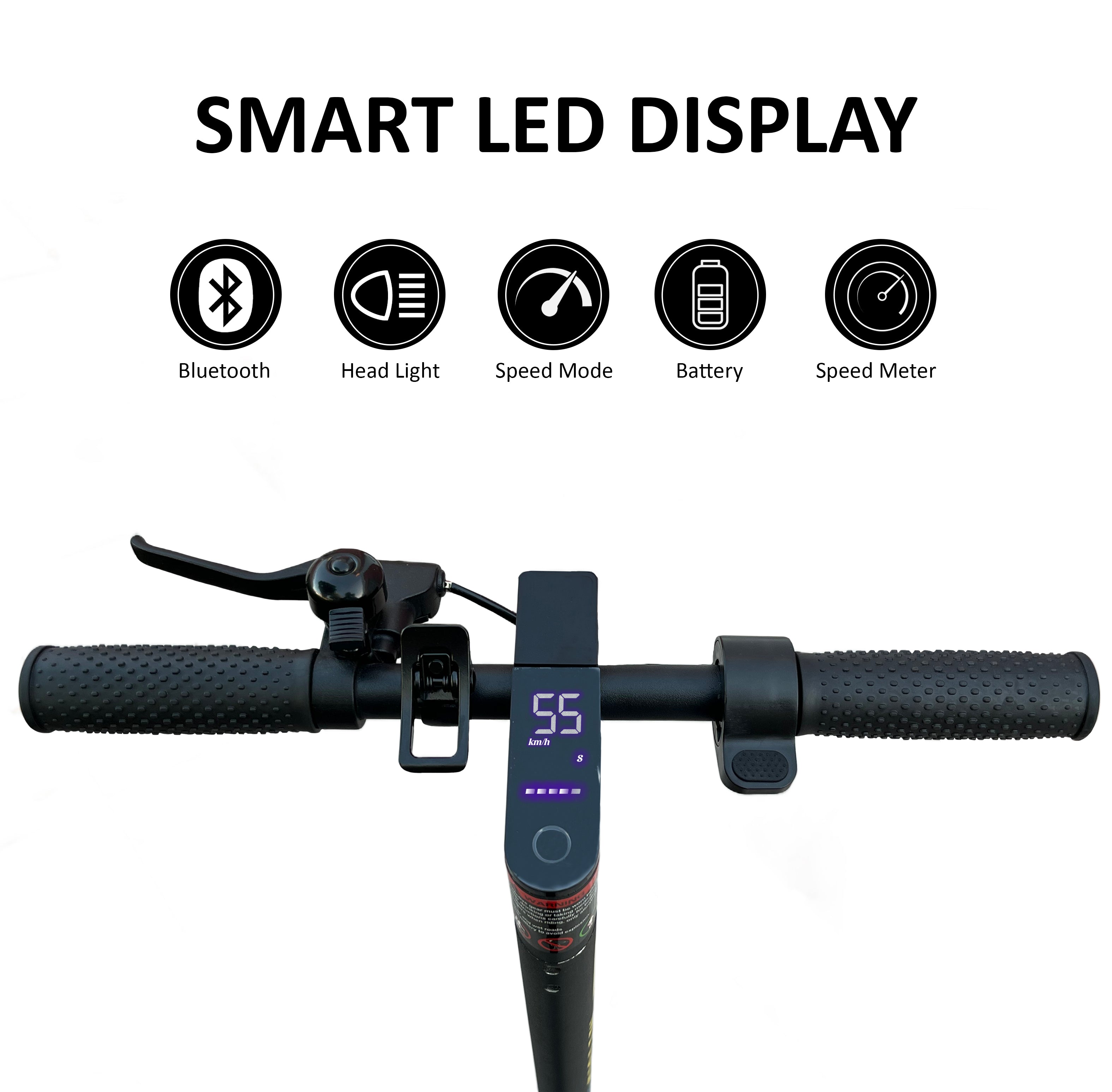 MYTOYS High-Performance 350W Electric Scooter | 48V Lithium Battery & Smart LED Display