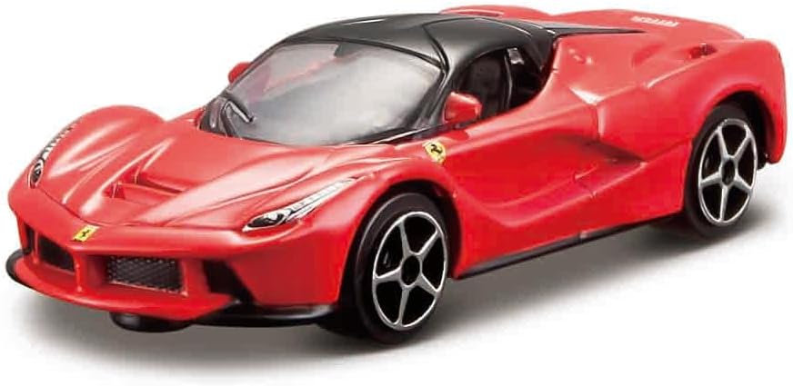 Bburago Official Ferrari 1:64 Scale Die-Cast Model Cars Gift Pack – Authentic 5-Piece Collectible Miniature Toy Vehicle Set for Kids & Adult Enthusiasts