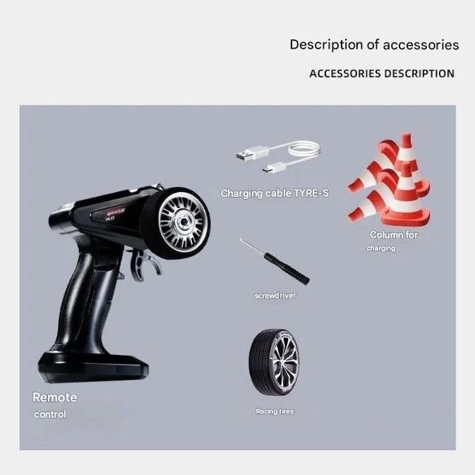 MYTOYS Professional Mini RC Drift Car – 1/43 Scale High-Speed 4WD Micro Racer with Gyroscope & 2.4GHz Proportional Control