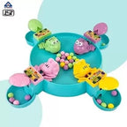 MyToys Hungry Frog Board Game for Kids — 2 to 4 Player Interactive Bean Eating Toy with 32 Multicolor Beans