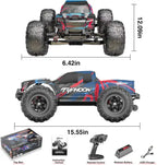 MYTOYS Hobbiway Typhoon MT660 1/10 4WD RTR High Speed RC Monster Truck - Off-Road & Sand Tyre Editions