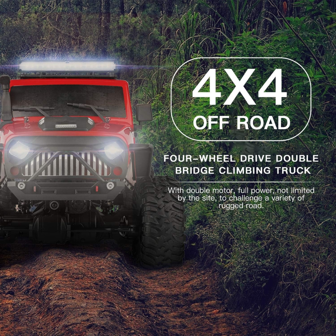 WLtoys 104311 1:10 Off‑Road Rock Crawler RC Jeep – 4WD Climbing Power