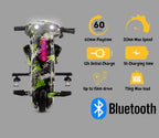 Electric Drift Scooter - 360° drifting capability, 20km/h, 250W, 36V, 13–15km - with Bluetooth music & LED lights