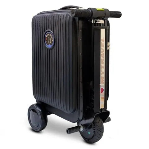 Smart Ride‑On Electric Scooter Luggage with Removable Battery-Black
