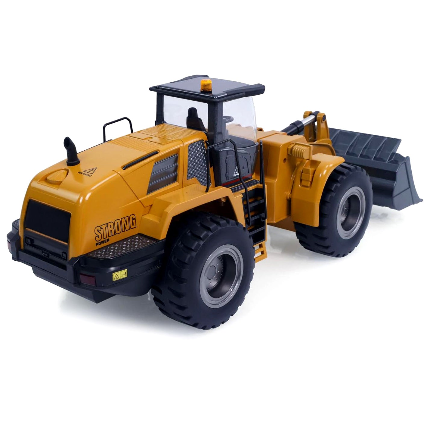 HUINA 1583 1/14 Scale RC Wheel Loader – 10-Channel Hobby-Grade Remote Control Construction Truck with Alloy Metal Cab & Bucket