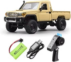 MN-82 1:12 RC Crawler  – 2.4GHz, 52° angles, 4WD Pickup Truck Remote Control Off-Road Car with Headlights