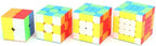 BroMoCube MoYu Meilong 4-in-1 Speed Cube Gift Set — 2x2, 3x3, 4x4, 5x5 Stickerless Puzzle Bundle