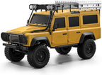 شاحنة MN-111C بمقياس 1/18، زاحفة تعمل بالتحكم عن بعد بنظام دفع رباعي 4WD، هيكل معدني وشاحنة صغيرة تعمل بالتحكم عن بعد مع محاور بوابية.