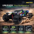 MYTOYS Hobbiway Typhoon MT660 1/10 4WD RTR High Speed RC Monster Truck - Off-Road & Sand Tyre Editions