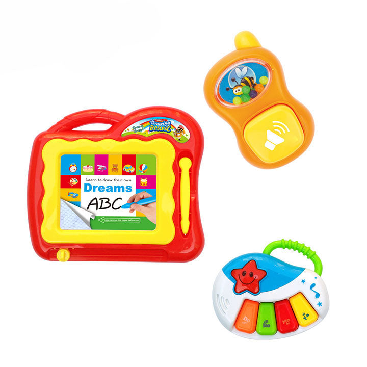 MYTOYS Baby Walker with Music & Drawing Board – Educational Activity Centre for Toddlers 18-24 Months