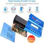 iMAX B6 AC 80W Smart Balance Lipo Battery Charger & Discharger | Universal Digital LCD Screen Charging Station for 1S-6S LiPo, LiFe, NiMH, NiCd & Pb Batteries for Hobby RC Vehicles, Drones & Packs