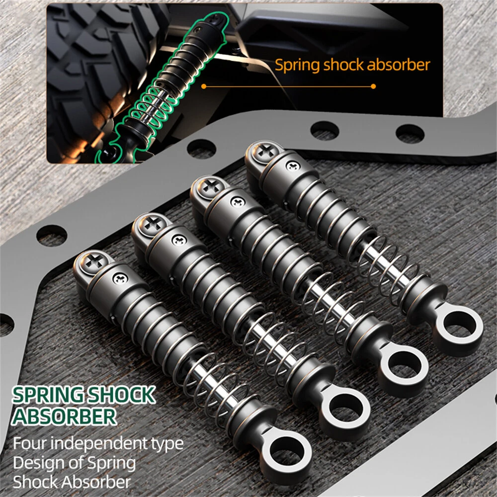 MYTOYS 1/16 4WD RC Rock Crawler – R1601 Waterproof Off-Road Remote Control Car with LED Lights, RTR Edition for Teens & Adults