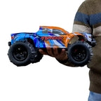 MYTOYS Hobbiway Typhoon MT660 1/10 4WD RTR High Speed RC Monster Truck - Off-Road & Sand Tyre Editions
