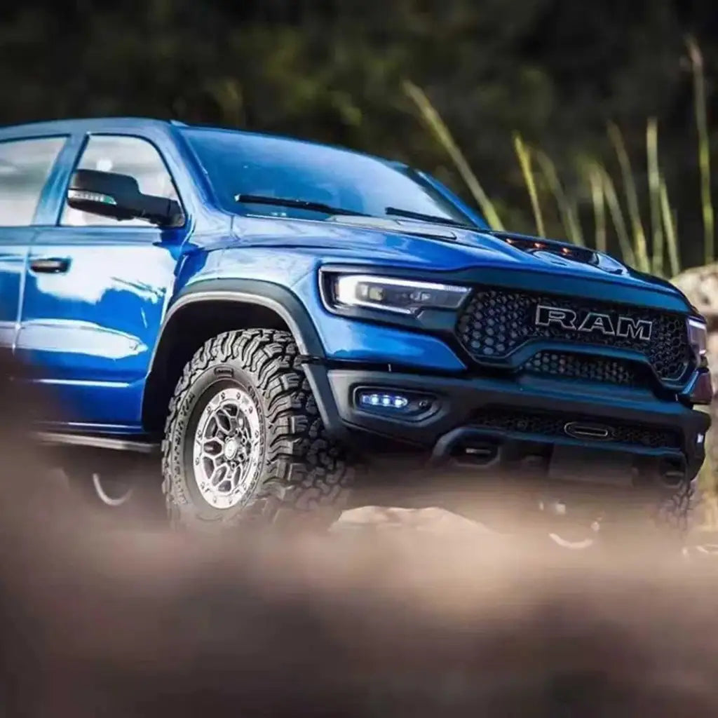 Traction Hobby 1/8 Scale RAM 1500 RC Trail Truck RTR – 1800KV Brushless FOC Power, 4WD & 2-Speed Transmission