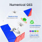 GAN Pyramid M Stickerless Triangle Speed Cube – Core Magnetic Positioning (36 Magnets, 64g)