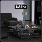 Mould King 16052 Urban Railcar – 1488pcs Remote-Controlled Electric Train Building Set