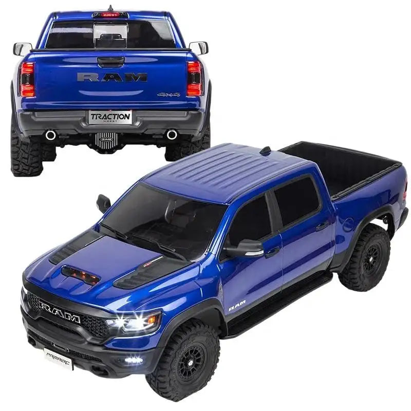 Traction Hobby 1/8 Scale RAM 1500 RC Trail Truck RTR – 1800KV Brushless FOC Power, 4WD & 2-Speed Transmission