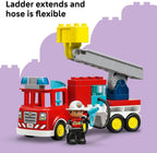 LEGO DUPLO Fire Engine 10473 – Educational Fire Truck Toy with Ladder, Hose, and Firefighter Figure – Gift for Toddlers 2